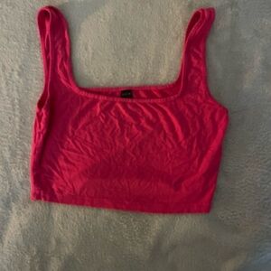 Pink tank top